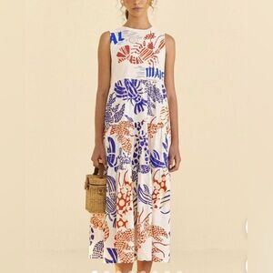 NWT Farm Rio Al Mare Maxi Dress. Size Small.